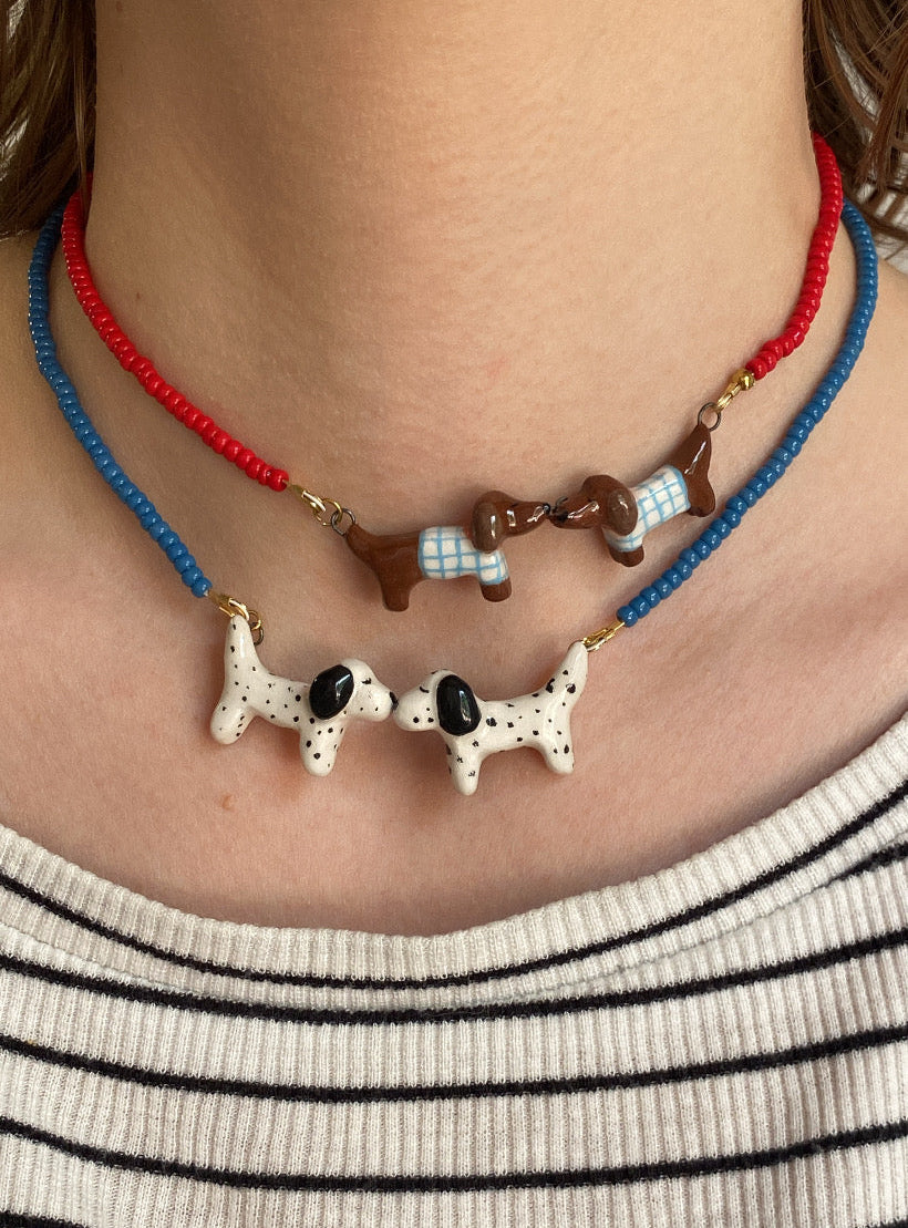 "Give me a kiss" necklace
