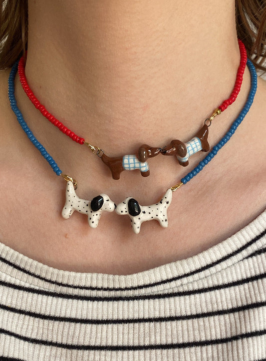 "Give me a kiss" necklace