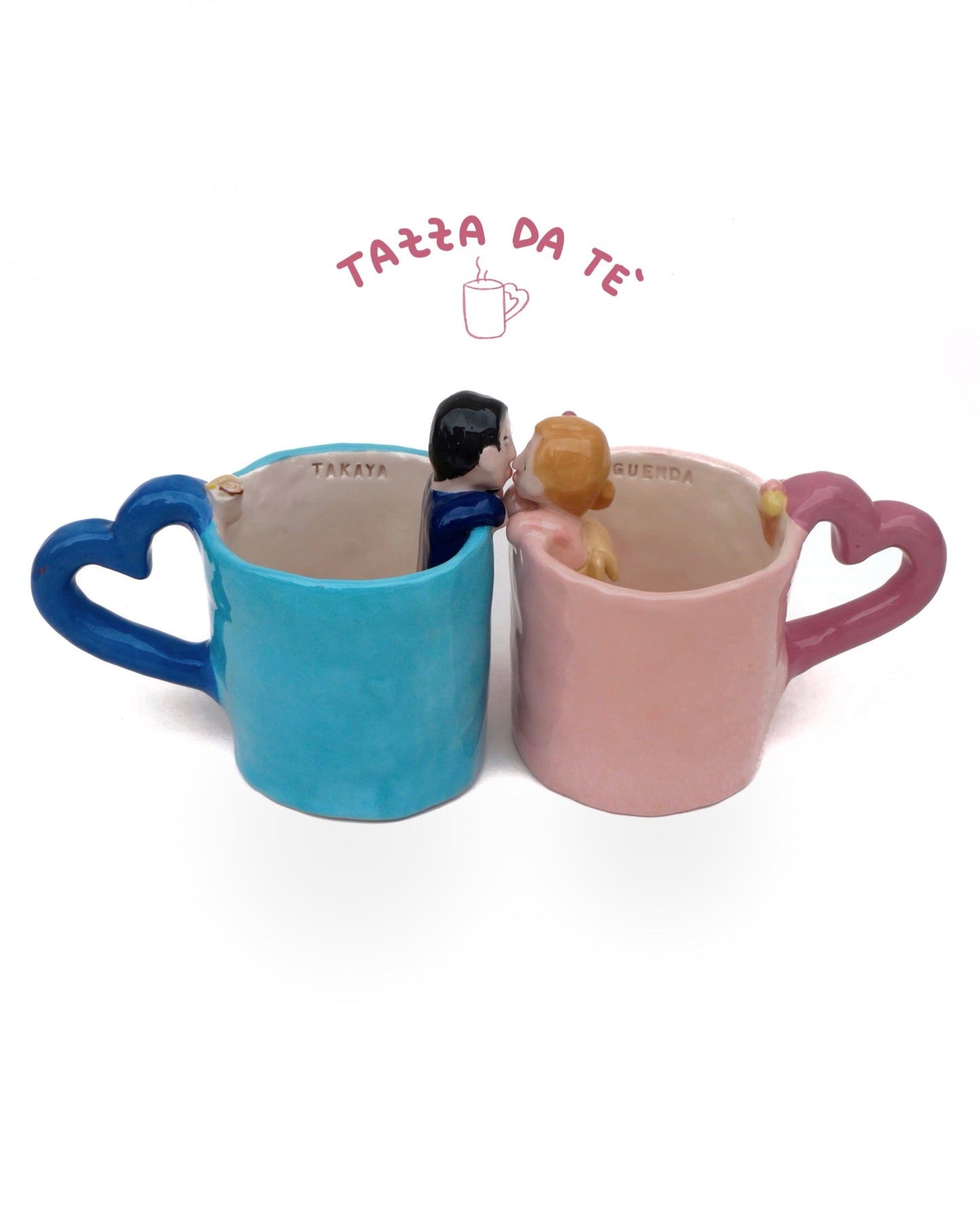 Coffee cup with cer-amico