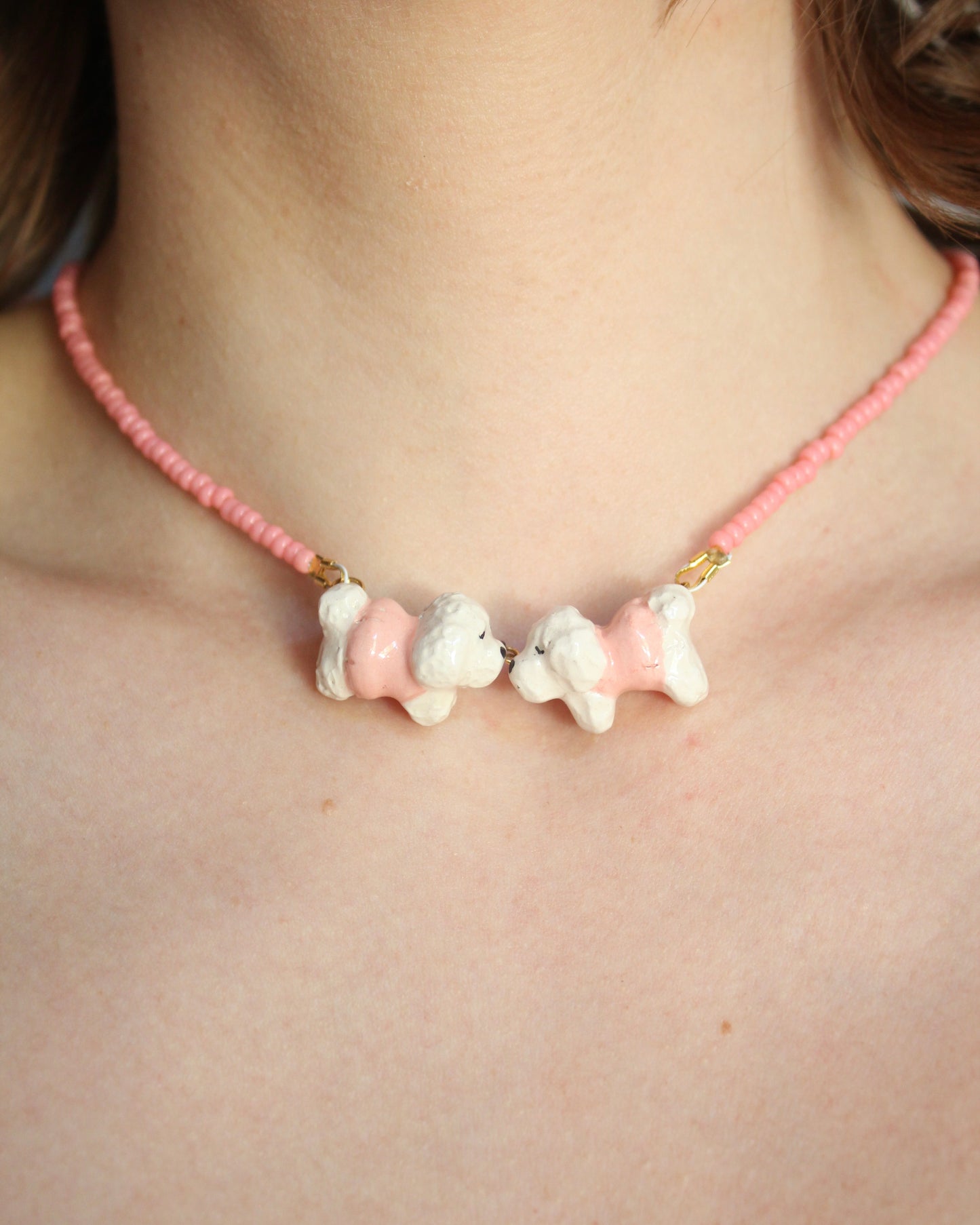 "Give me a kiss" necklace