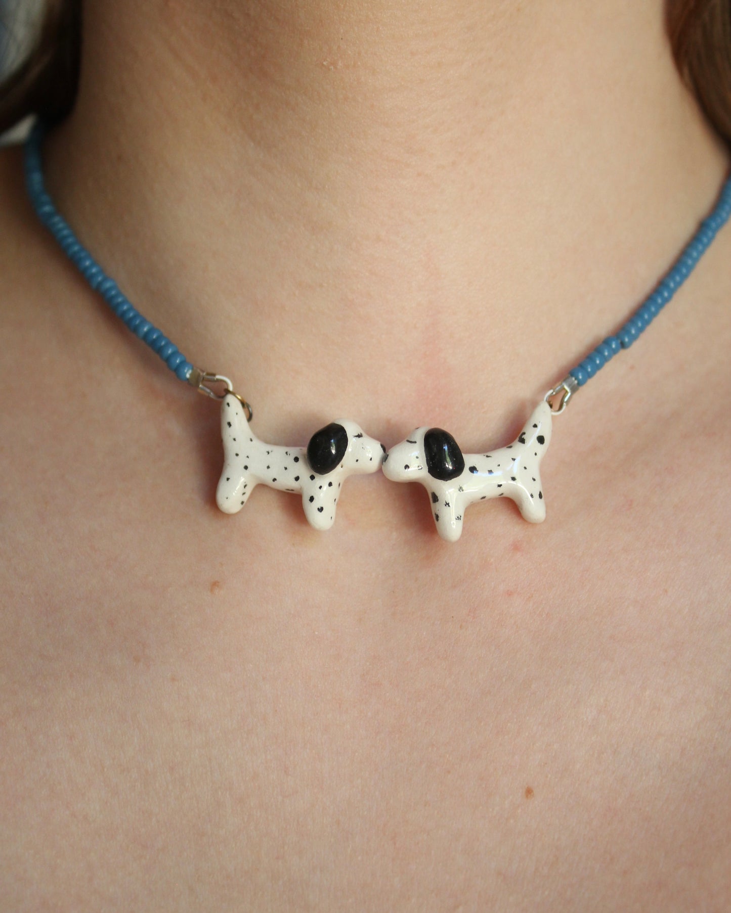 "Give me a kiss" necklace