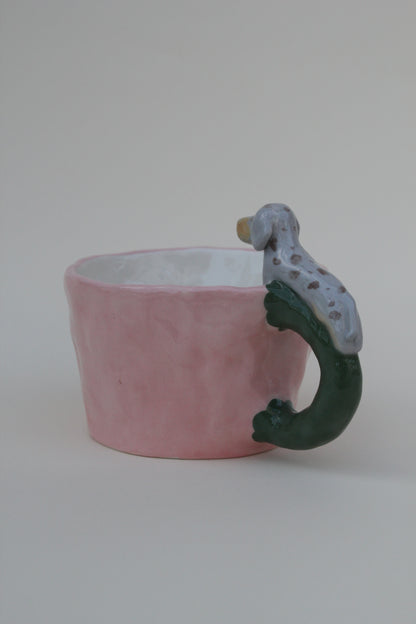 Tazza da latte con animale