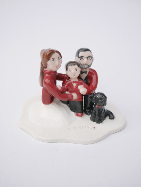 Cake topper nuziale