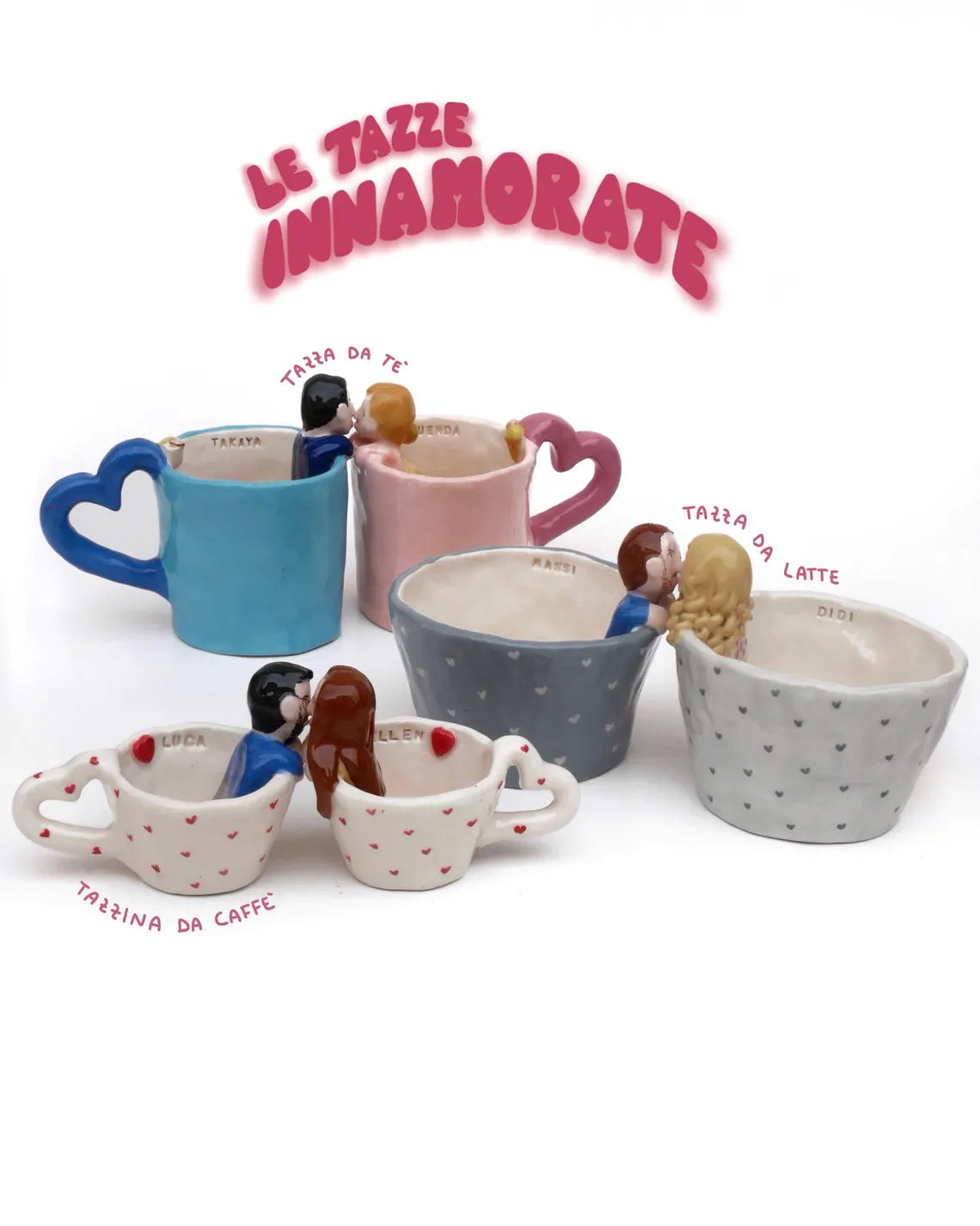 Tazzine innamorate (da caffè)